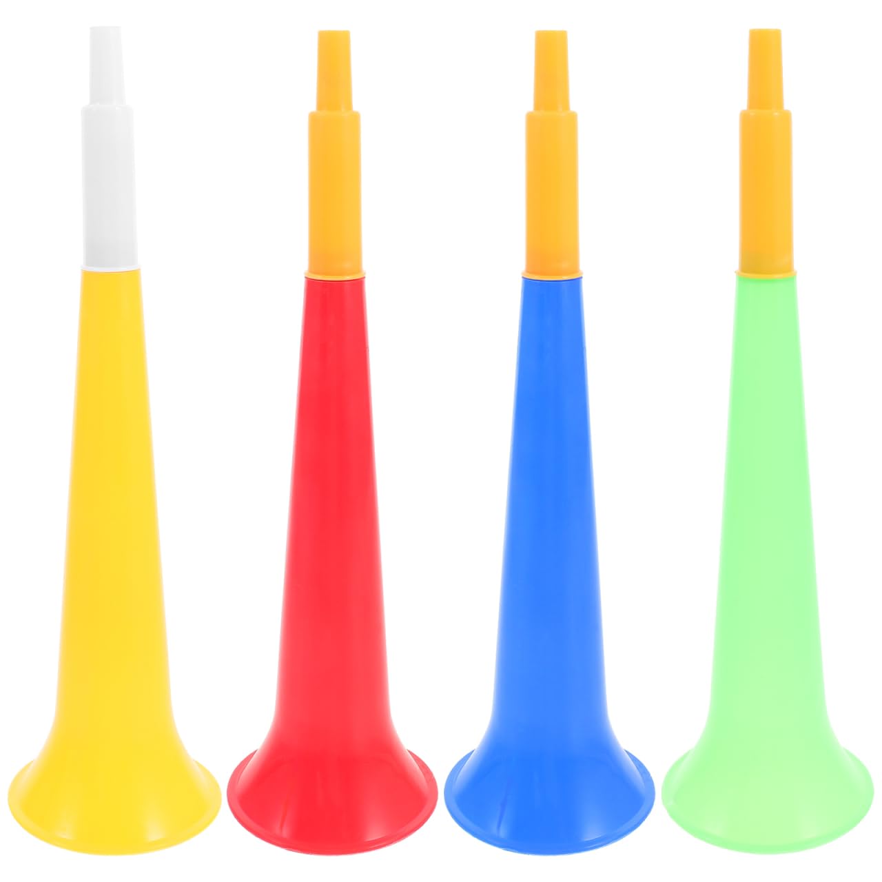 Milisten Football Horn Toy 4Pcs Party Noise Makers for Kids Soccer Game Cheering Trumpet Toys Portable Sports Event Accessories