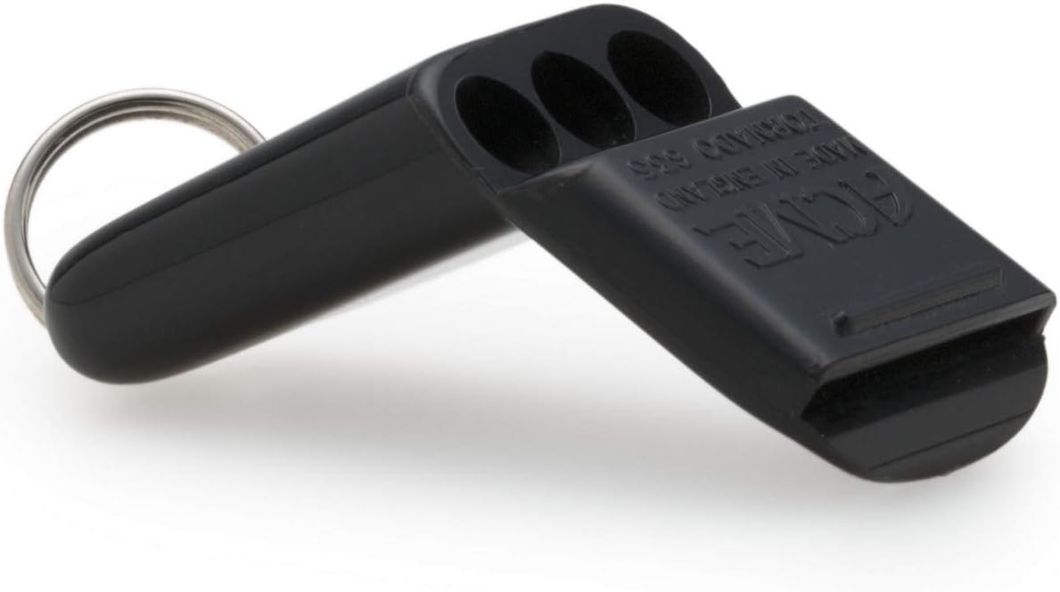 ACME Tornado Model 635 Pealess Whistle Black