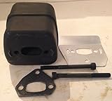 Husqvarna 36, 41, 137, 141, 142 Chain Saw Replacement Muffler, Air Deflector, Gasket, And Bolts, New