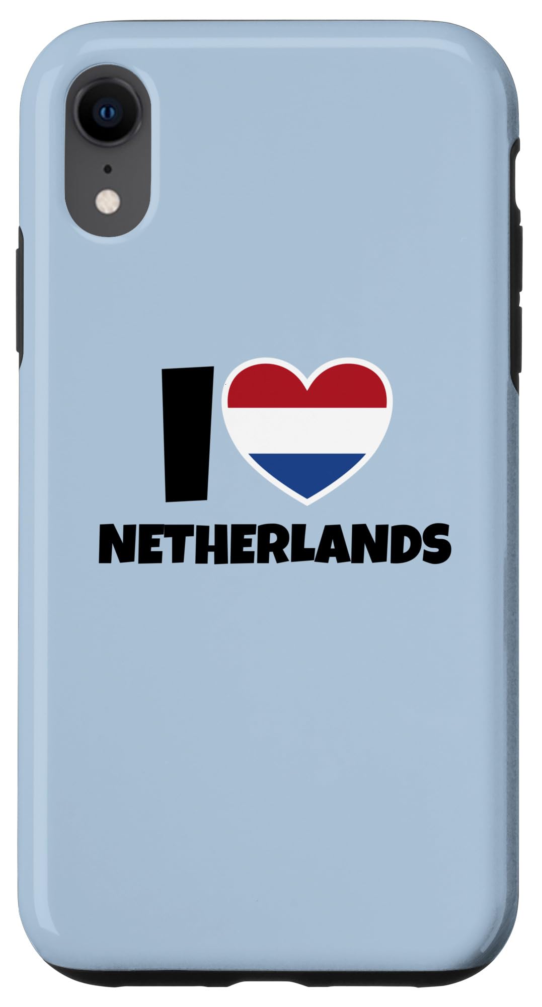 iPhone XR I Love Netherlands with Nederland Holland Flag and Heart Case