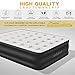 Queen Air Mattress with Built-in Pump - AirExpect Upgraded 0.7mm Thickness Leak Proof Inflatable Mattress Double High Elevated Airbed Blow up Bed for Guests, 80×60×19 Inches, 2-Year Warranty