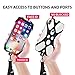 ROCONTRIP Universal Cell Phone Lanyard Holder (Black)