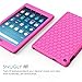 MoKo Case for Amazon Fire HD 8 (2016 6th Generation) - [Honey Comb Series] Light Weight Soft Silicone Back Cover [Kids Friendly] for Fire HD 8 Tablet (6th Gen, 2016 release Only), Magenta