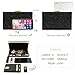 Yekajlin Women Clutches Crystal Evening Bags Clutch Purse Party Wedding Handbags (Black) Small