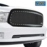 EAG Rivet Stainless Steel Replacement Mesh Grille With Shell Fit for 13-18 Dodge Ram 1500