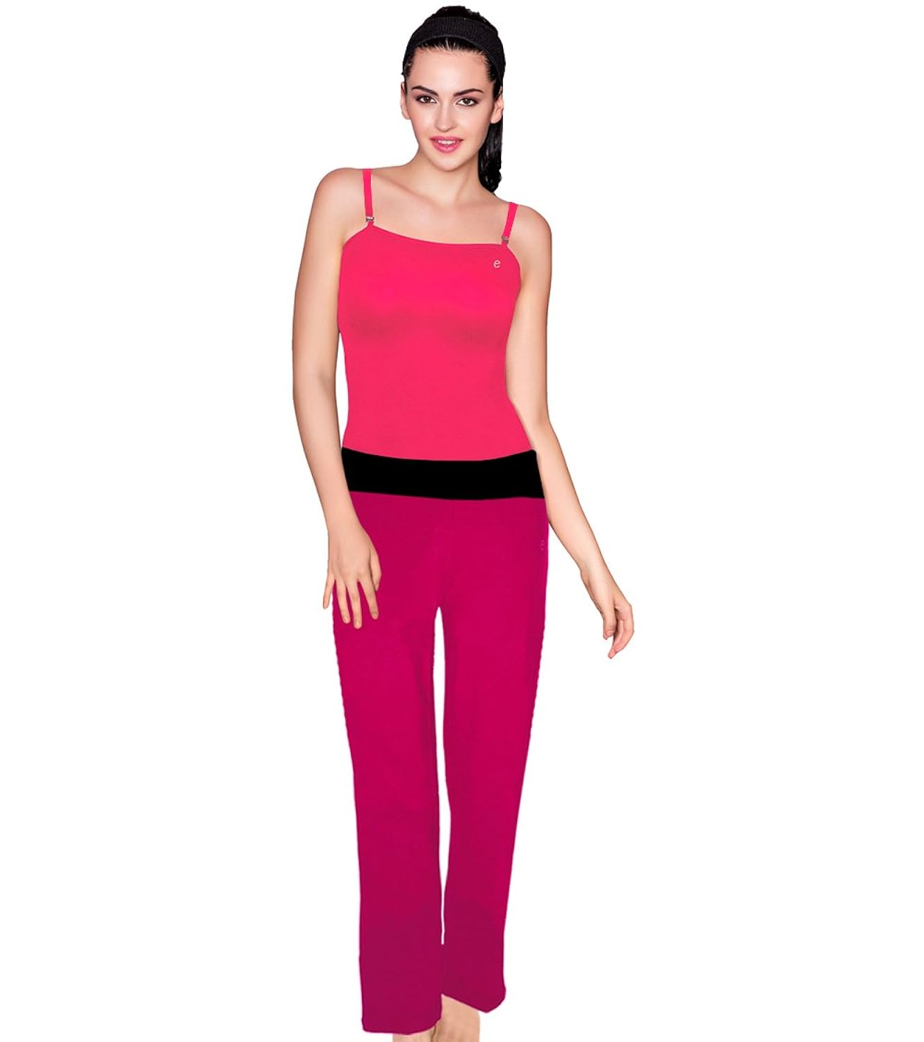 enamor women's cotton yoga pants