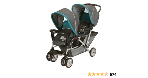 contour tandem double stroller