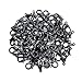Linsoir Beads Lobster Clasp 50 pcs/Bag Alloy Jewelry Claw Clasps 12mmX6mm Black Tone