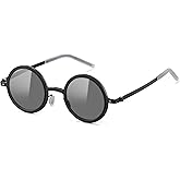 Long Keeper Adjustable Tint Sunglasses Men Polarized Round Sunglasses Slim Lightweight Glasses Hiking Driving Fishing Beach