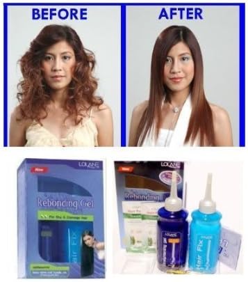 Lolane Hair Straightening Off Rebonding Gel for Dry & Damage Formula 125 Ml. x 2 Boxs by Hair Straightening