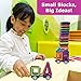 Zoom Brothers Mini Magnetic Block Building Set - 70 Piece Travel Set for Toddlers, Kids, Boys and Girls with Carry Case - STEM Toy - Creative, Fun and Educational