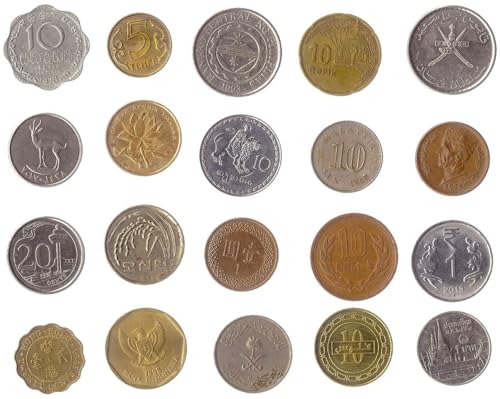 20 Asian Coins Mixed