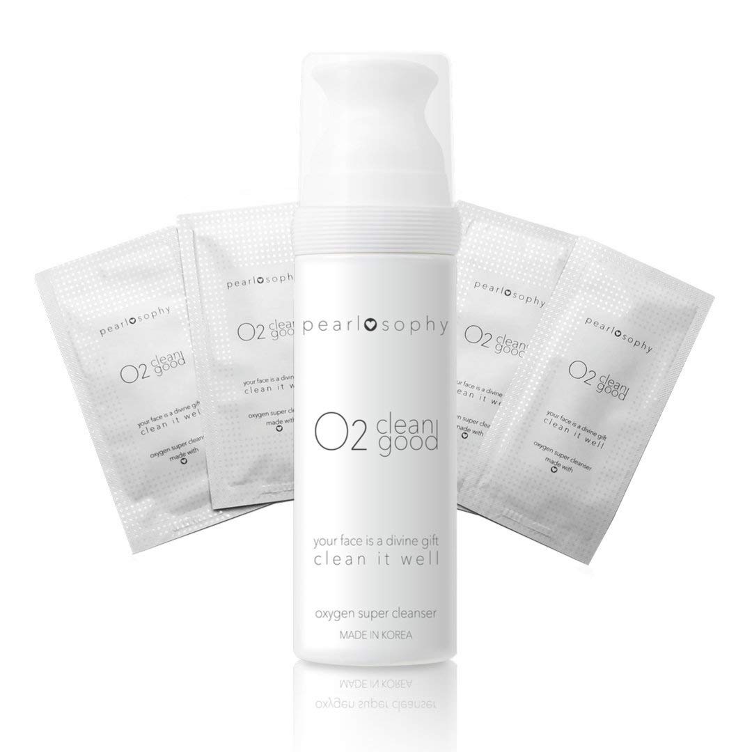 Pearlosophy Kbeauty Full Size O2 Oxygen Bubble Facial Cleanser + Bonus Travel Size
