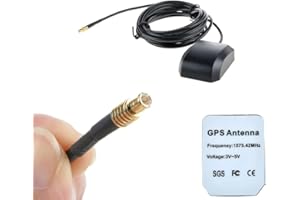 ZYNCUE External GPS Active Antenna MCX Male for Garmin GPSMAP 60/60C/60CS/60Cx/60CSx Series, Magnetic Mount, 10ft Cable