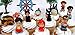 TOTORO and FRIENDS 18 Piece Birthday CUPCAKE Topper Set Featuring 14 Random Totoro and Friends Figures - Decorative Themed Accessories, Figures Average 1