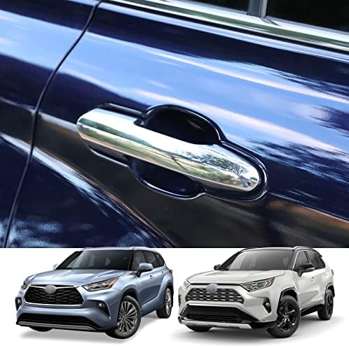 Chrome Door Handle Covers For 2020-2025 Ford Explorer (4-Piece Set, No Keyholes)