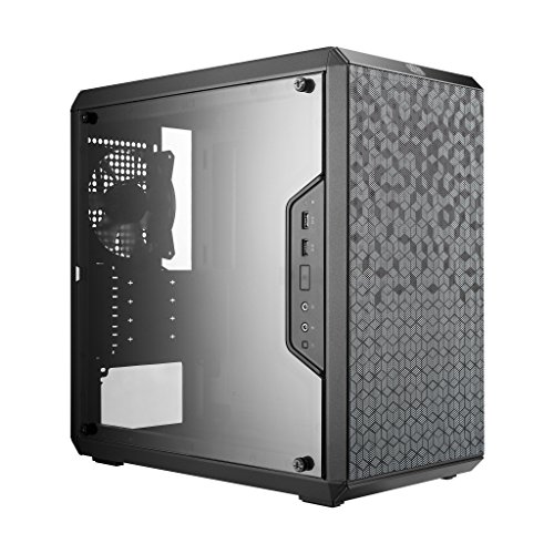 MasterBox Q300L mATX Case w/Magnetic Design Dust Filter, Transparent Acrylic Side Panel, Air Flow Performance