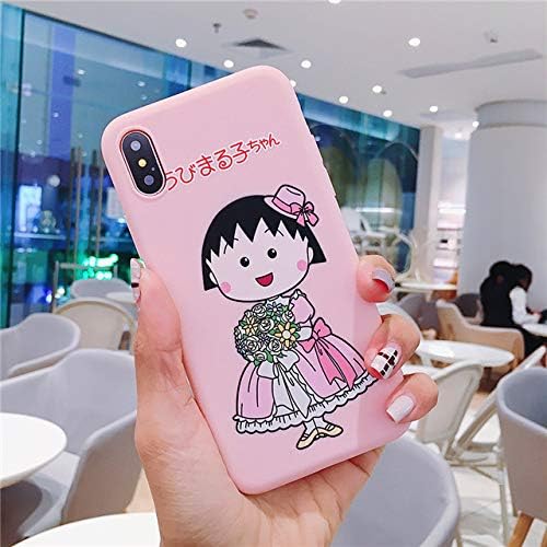 for iPhone X & XS & XR & XS MAX - Fashion Cute Cartoon Chi-bi Maruko Phone Case for iPhone X XR XS Max Case for iPhone 7 8 6S 6 Plus Soft TPU Silicone Back Cover - by ANNELE - 1 PCs