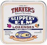 Thayers Natural Remedies Slippery Elm Tangerine 42 Lozenge