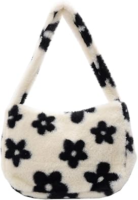 fluffy flower bag