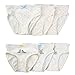Closecret Kids Series Comfy Cotton Baby Underwear Little Girls' Assorted Briefs Panties With Bow-Knot(3-4 Years, Multicoloured)
