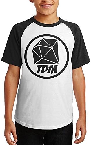 Kodggkh The Diamond Minecart TDM Logo Teenagers Cotton Raglan Short Sleeve T Shirt