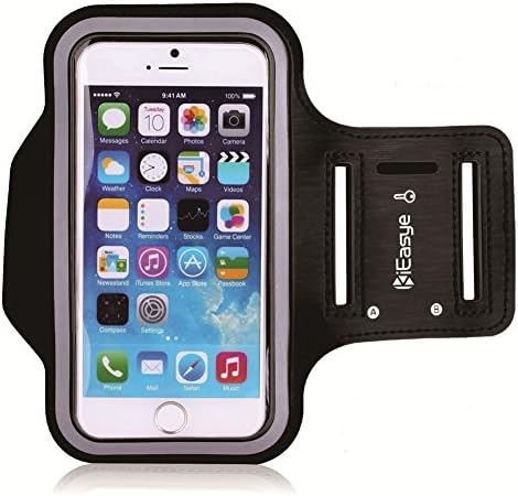 iPhone 6/6S Armband, KiEasye Sports Armband for Apple iPhone 6/6S 4.7 Inch (4.7") Black