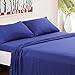 TASTELIFE 105 GSM Deep Pocket Bed Sheet Set Brushed Hypoallergenic Microfiber 1800 Bedding Sheets(Royal Blue,Queen)