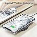 OCYCLONE iPhone Xs Max Case for Women Girl [ Tempered Glass ], Cute Pretty Glitter Diamond Rhinestone Bumper Protective Girly Glass Case for iPhone Xs Max 6.5 Inch for Girls Women - Purple Black