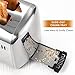 Aicok Toaster, 2-Slice Toaster Stainless Steel Toaster with Removable Crumb Tray, Extra-Wide Slots, 7 Setting Shade Selectors, 850W, Silver
