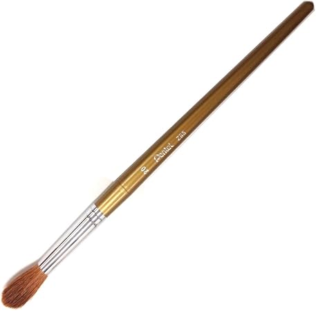 Amazon Co Jp ぺんてる 絵の具筆 Zbs1 馬毛丸筆号 文房具 オフィス用品