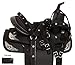 AceRugs 10″ 12″ 13″ Synthetic Western Youth Kids SEAT Quarter Horse Saddle TACK PAD Headstall REINS Breast Collar Set (Black, 13)thumb 1
