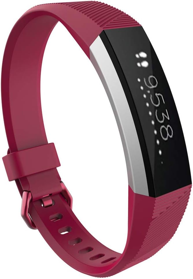 Bandas de Repuesto de Silicona Suave con Cierre de Metal Ajustable, Correa de muñeca Deportiva, Correa de Reloj para Fitbit Alta HR Fitness Pulseras ...