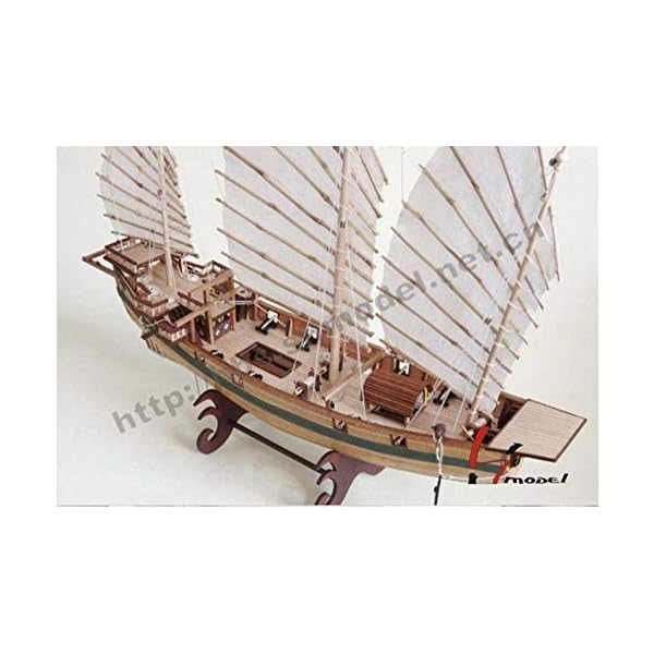 GTBAO Modellbausatz Schiff Wasserfahrzeug Modellbausätze Model Schiff Proportion 1/100 Piratenschiff Kirin Holzboot…