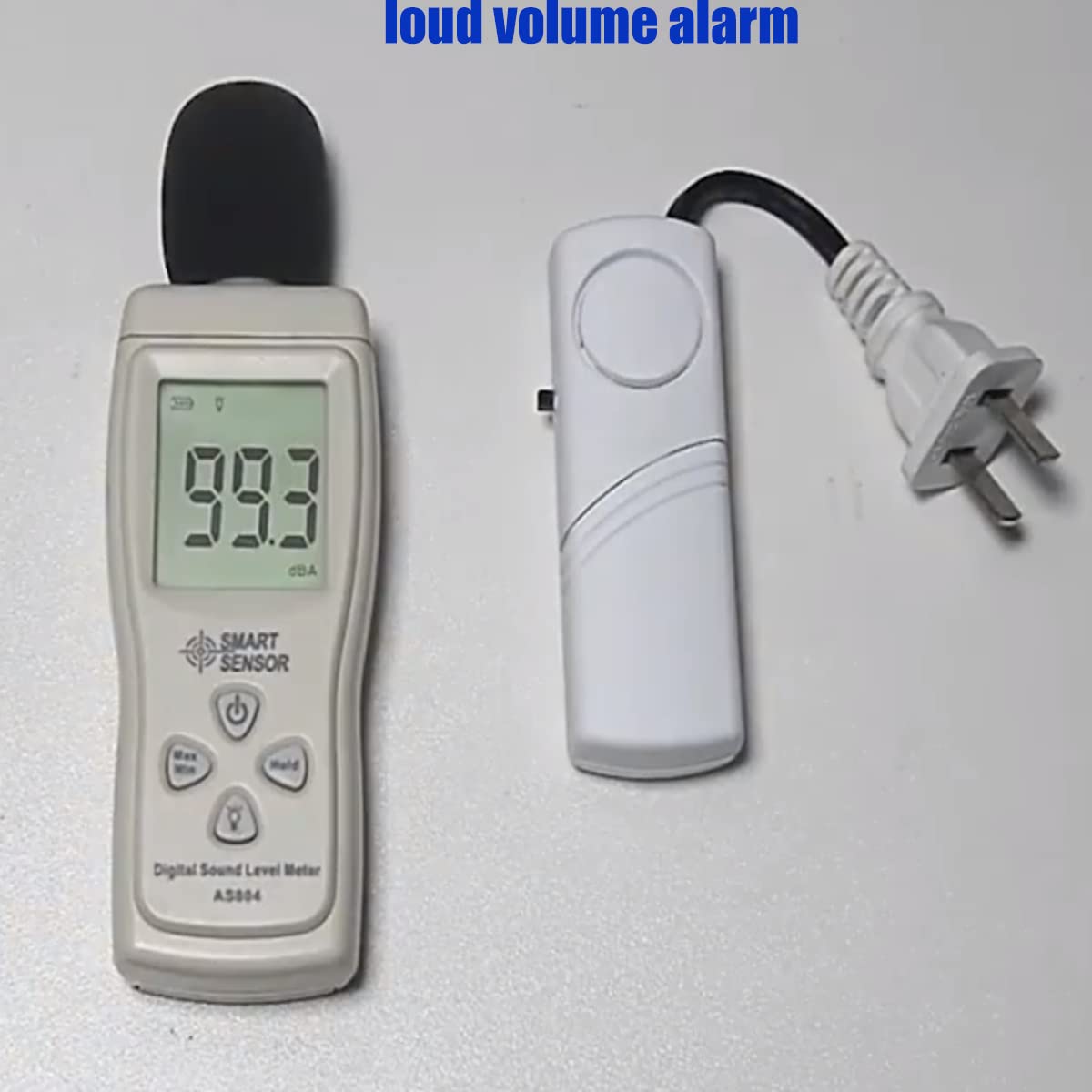 Power Failure Alarm, Automatic Power Cut Alert - 80db LED Indicator Siren, 2x AAA Battery (Not Included)