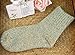 Women 5 Pairs Winter Wool Cashmere Thick Warm Soft Casual Socks, One Size, Pure