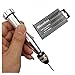 KangTeer Pin Vise Hand Drill Bits Set 0.1-3.0mm Aluminum Keyless Chuck Mini Hand Drill +20pcs Micro Twist Drill Bit Set Woodworking Hand Drill Push Rotary Tool