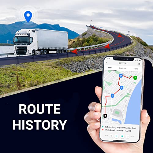 REWIRE SECURITY 104 PLUS 4G Magnetic GPS Vehicle Tracker – Portable Real-Time Locator for Car, Truck, Van | Easy to Install | Up to 4 Month Tracking Battery Life | Low-Cost Monthly Subscription