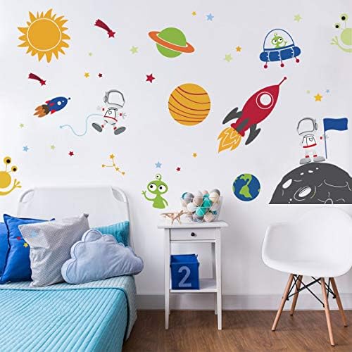 decalmile Outer Space Wall Decals 