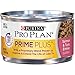 Purina Pro Plan Senior Wet Cat Food Pate, Prime Plus SENIOR 7+ Salmon & Tuna Entree - (Pack of 24) 3 oz. Pull-Top Cans
