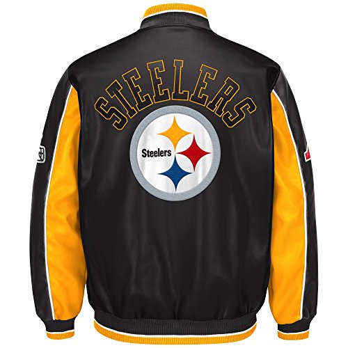 G-III Sports Pittsburgh Steelers Leather Legend Faux Leather PVC Jacket