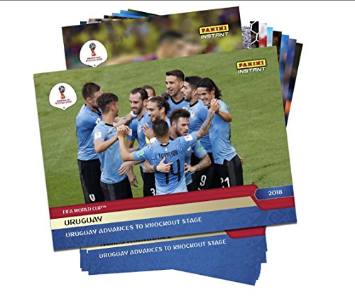 2018 URUGUAY FIFA WORLD CUP PANINI INSTANT 12-CARD FOOTBALL SOCCER TEAM SET #70-81 CAVANI SUAREZ +