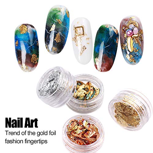 Glitter Nail Art Decorations 36 Boxes Nail Art Sticker Candy Colors Flakes Nail Kit with Tweezers Pickup Tools for Acrylic DIY Decoration Nail Art Supplies Accessories