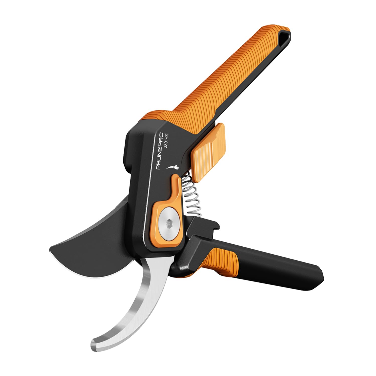 Photo 1 of PrunePro Pruning Shears for Gardening Professional Bypass Hand Pruner Stainless Steel Sharp Blade Garden Scissors Plant Flower Garden Clipper Orange 2 Pack