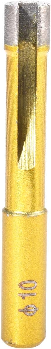 KATUR 10mm Dia Diamond Hole Saw Diamond Core Drill Bit, Masonry Hole Saw Porcelain Tile Hole Cutter for Marble Glass, Slate