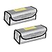 ABfive 2pcs Lipo Battery Fireproof Explosionproof Bag Storage Guard Safe Pouch for Charge Storage