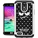 LG Stylo 3 Case, LG Stylo 3 Plus Case, UrSpeedtekLive [Shock Absorption] Studded Rhinestone Bling Hybrid Dual Layer Armor Defender Protective Case Cover For LG Stylo 3 LG Stylo 3 Plus 2017 Don’t touch