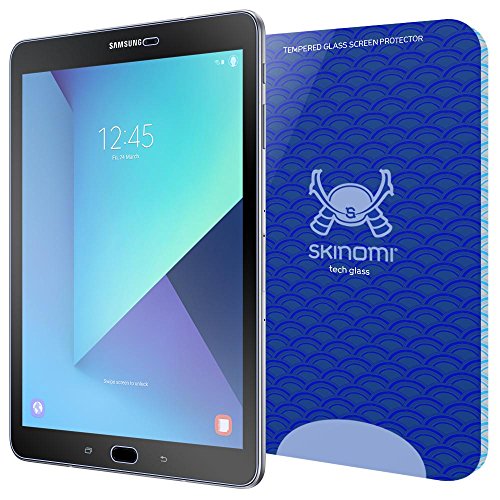 Galaxy Tab S3 Screen Protector (9.7"), Skinomi Tech Glass Screen Protector for Galaxy Tab S3 Clear HD and 9H Hardness Ballistic Tempered Glass Shield