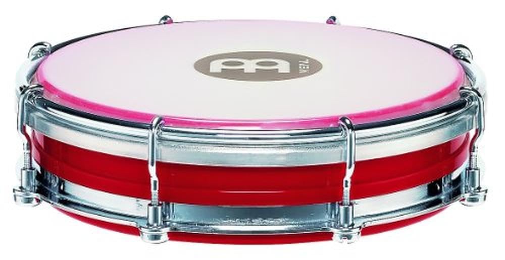 Meinl Percussion Samba Floatune Tamborim - Small Percussion Instrument with Synthetic Head - Diameter 6 Inches - ABS Plastic, Red (TBR06ABS-R)