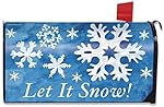 Let it Snow! Winter Magnetic Mailbox Cover Snowflakes Standard
